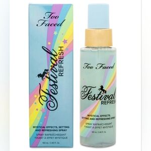 Too Faced Festival Refresh Spray 100mL used a couple of times without box